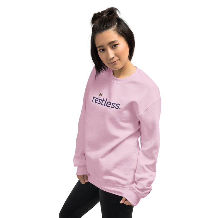 Model showcasing a sleek, heated sweatshirt in a dynamic pose. Perfect for outdoor adventures or everyday wear, this sweatshirt offers ultimate warmth and style.  