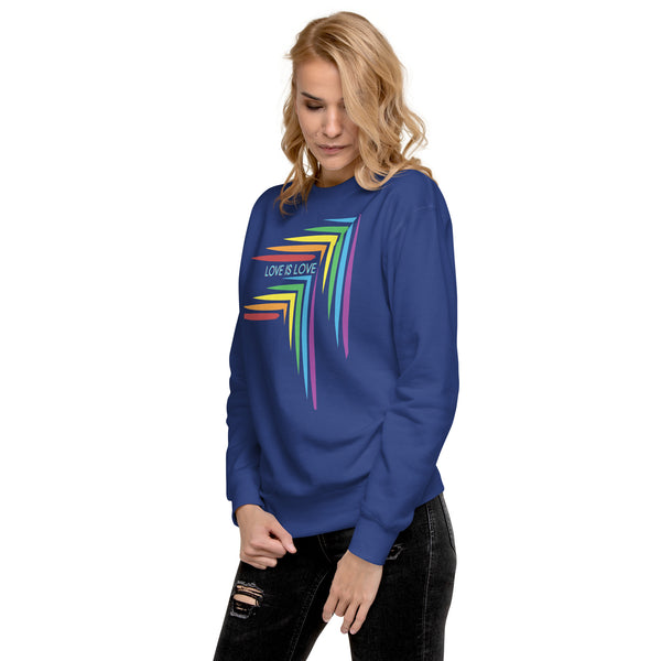 Love is Love -Women's Premium Sweatshirt